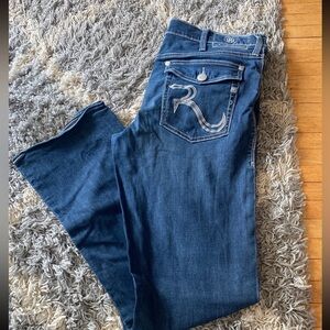 Rock & Republic Blue Straight Leg Jeans
